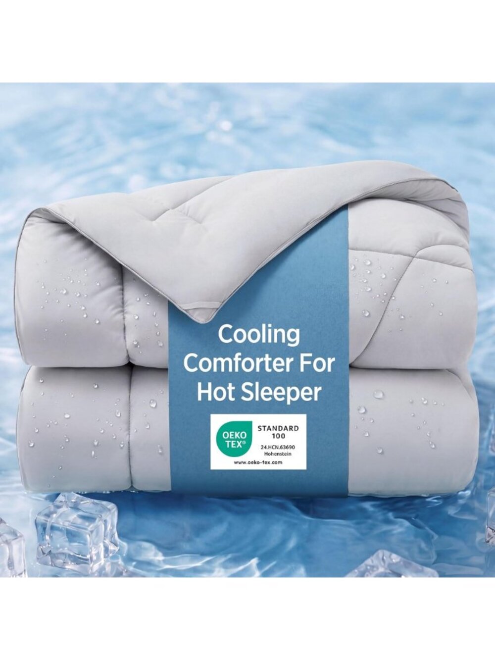 Cooling Comforter Blanket for Hot Sleepers, All Season King Size, Soft